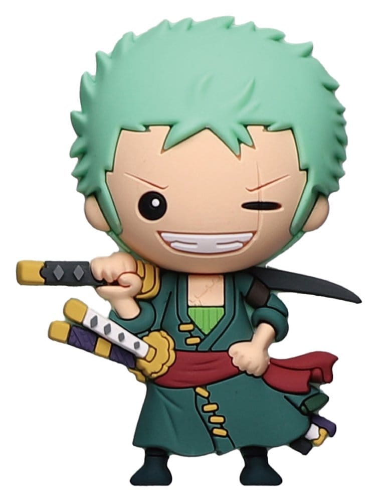 PRE ORDINE - One Piece 3D Foam Magnet Zoro