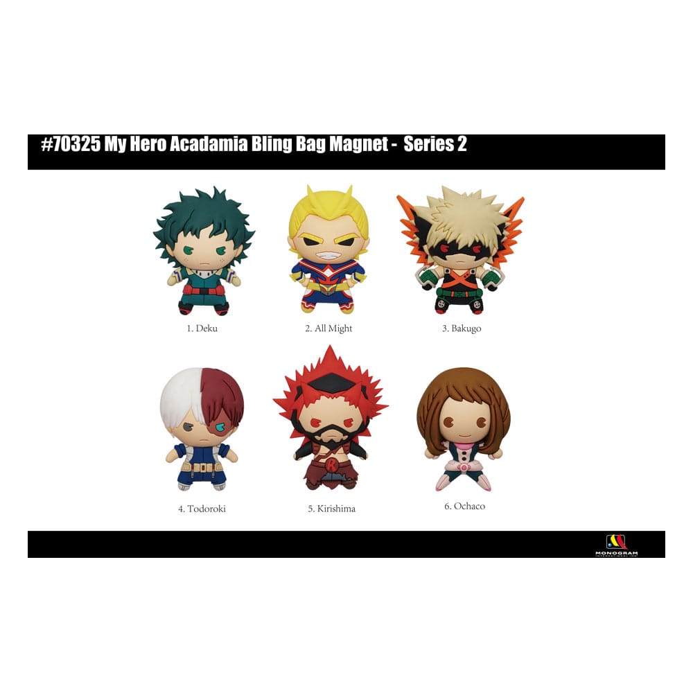PRE ORDINE - My Hero Academia 3D Magnets Series 2 Display (12)
