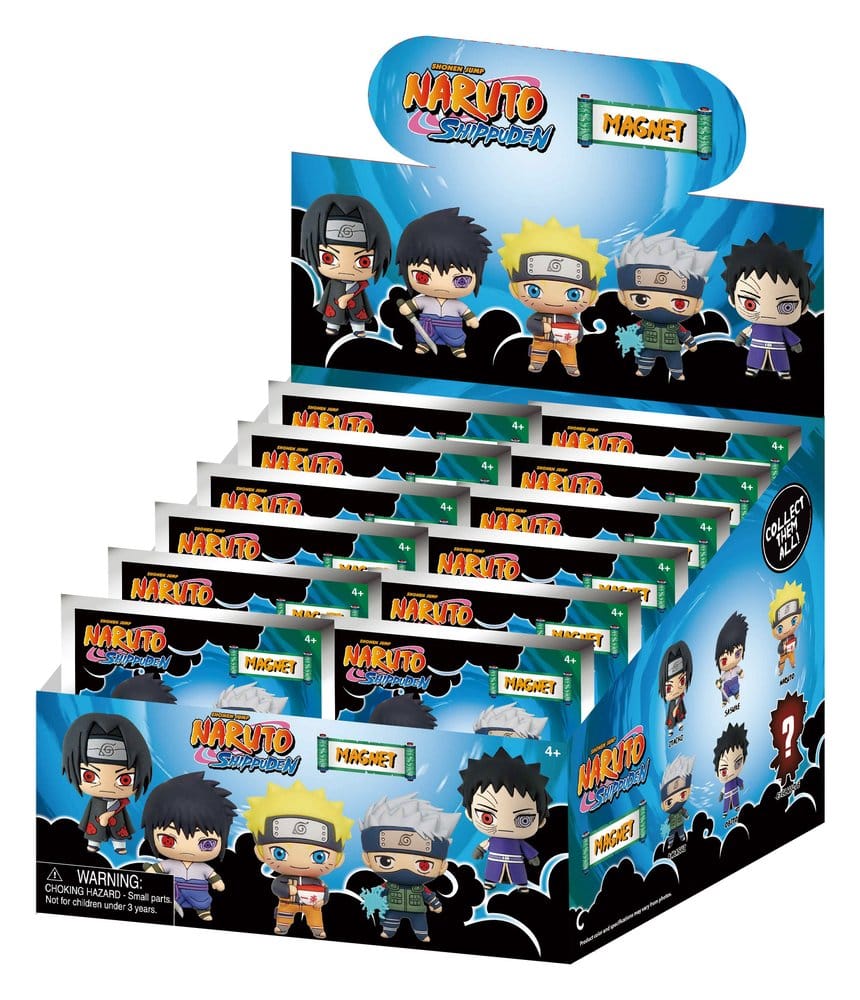 PRE ORDINE - Naruto Magnets blind pack Display (12)