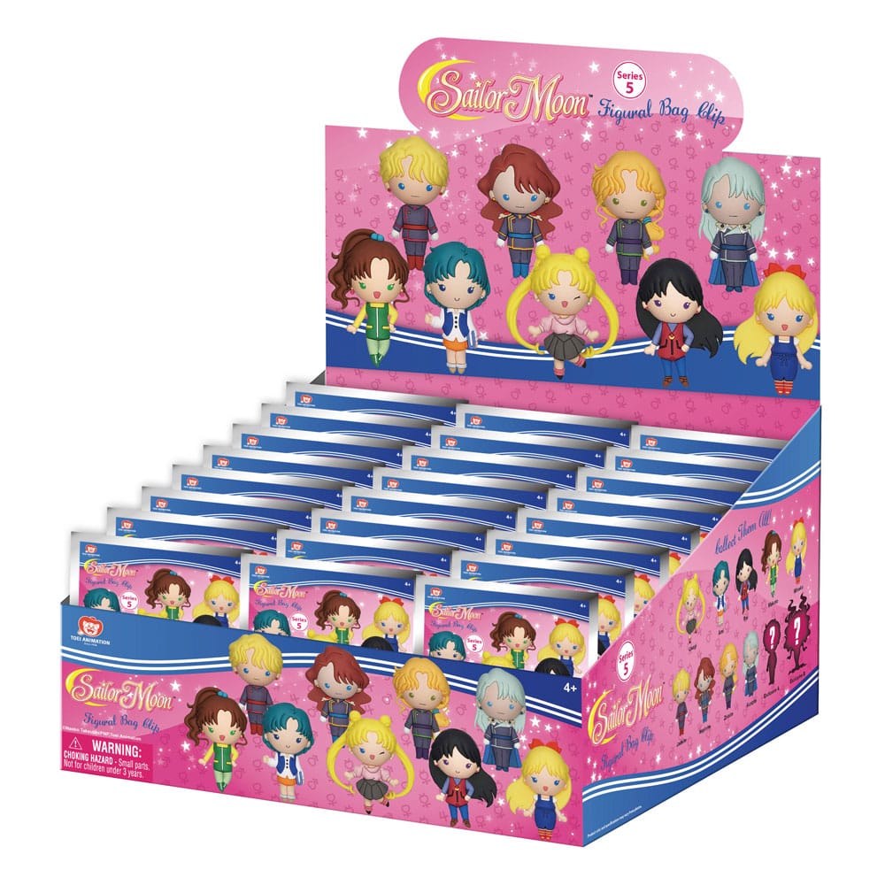 PRE ORDINE - Sailor Moon 3D PVC Bag Clips Series 5 Display (24)