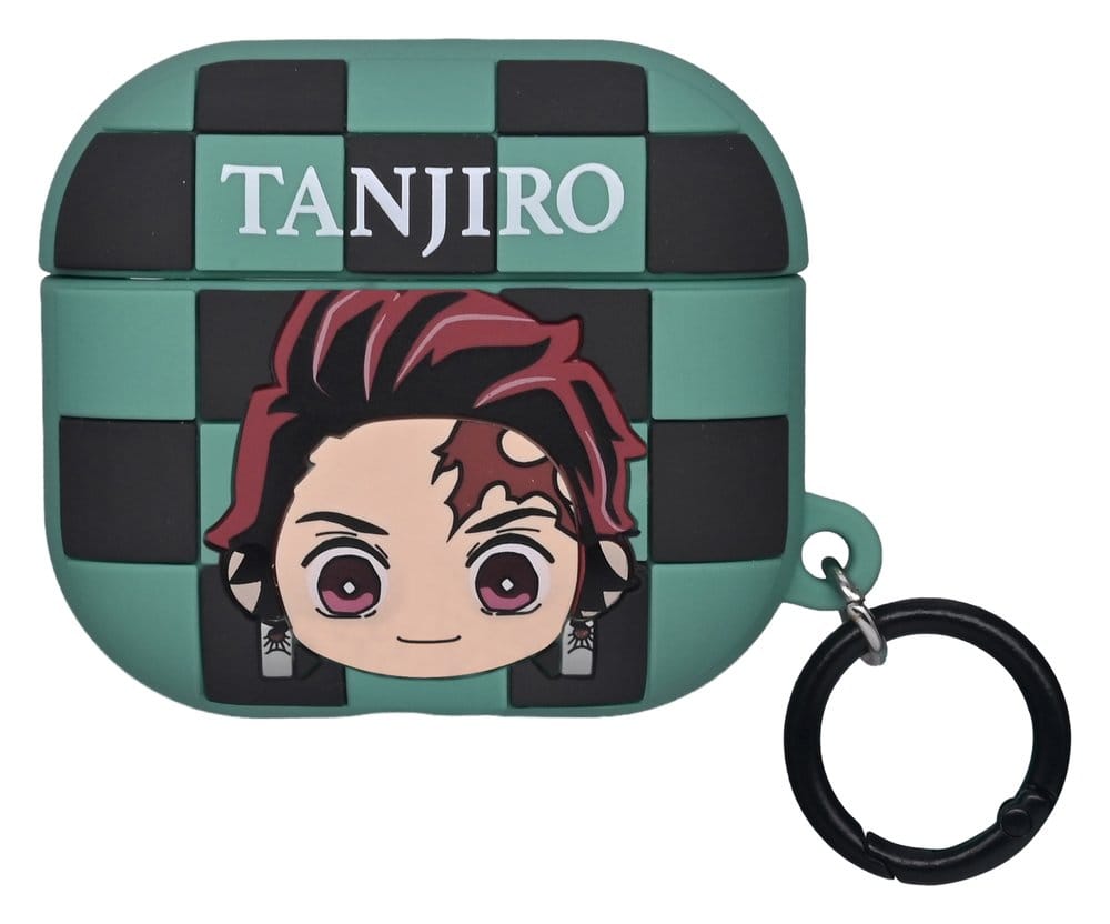 PRE ORDINE - Demon Slayer 3D Foam Airpods Case Bag Clip Tanjiro Display (12)