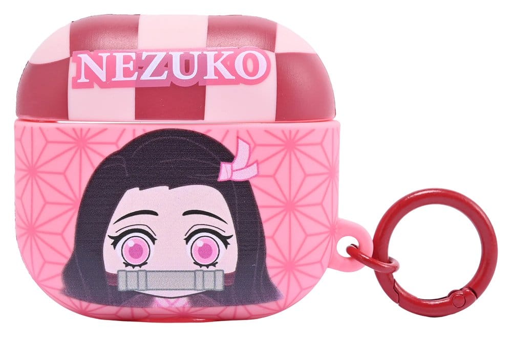 PRE ORDINE - Demon Slayer 3D Foam Airpods Case Bag Clip Nezuko Display (12)