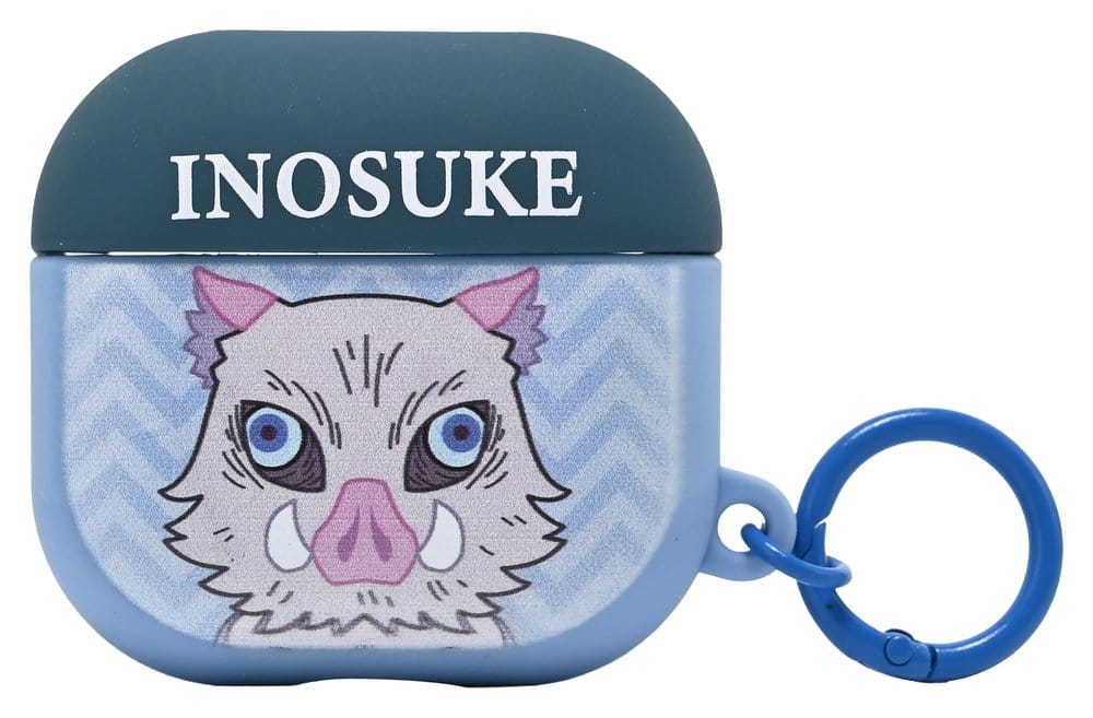 PRE ORDINE - Demon Slayer 3D Foam Airpods Case Bag Clip Inosuke Display (12)