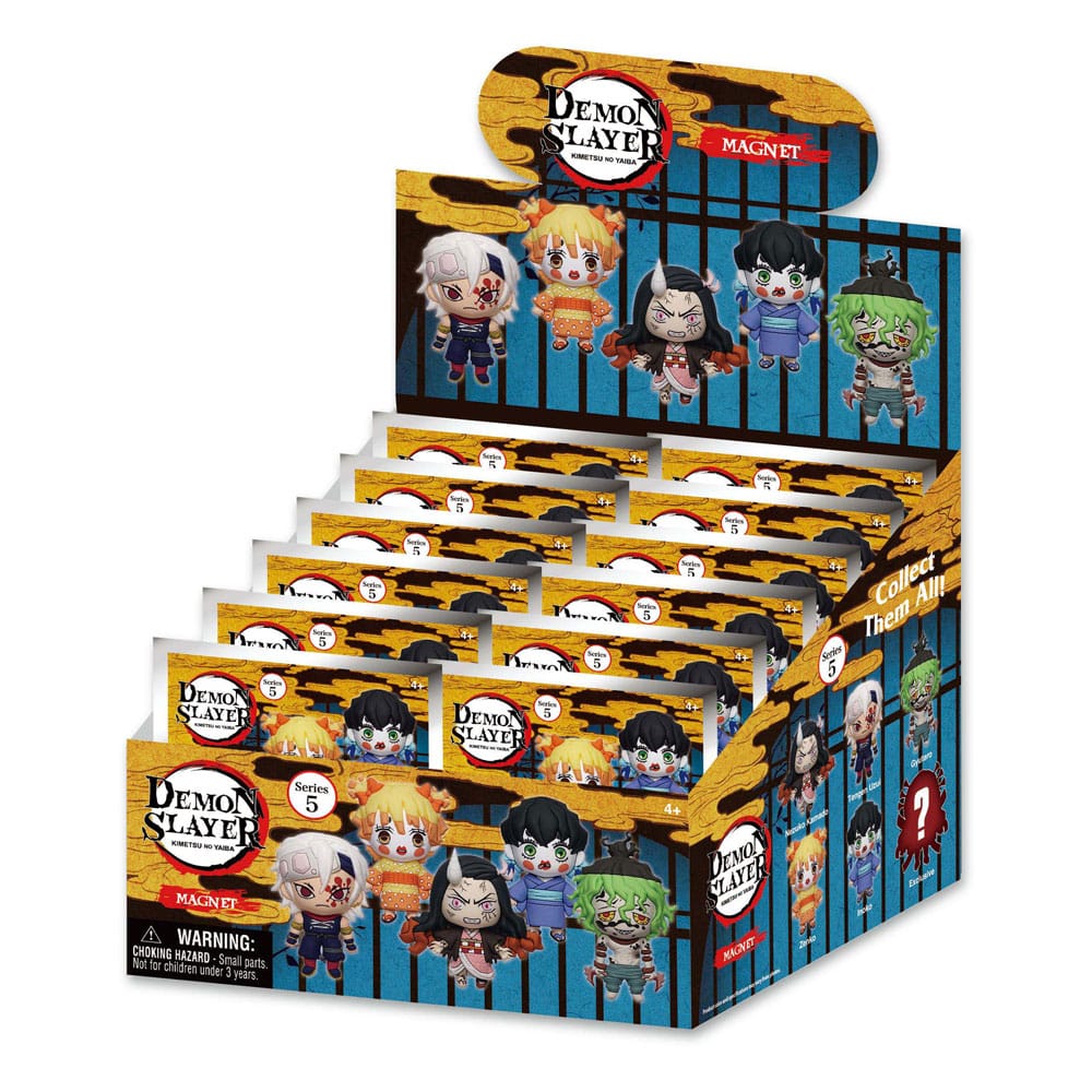 PRE ORDINE - Demon Slayer Magnets blind pack Series 5 Display (12)