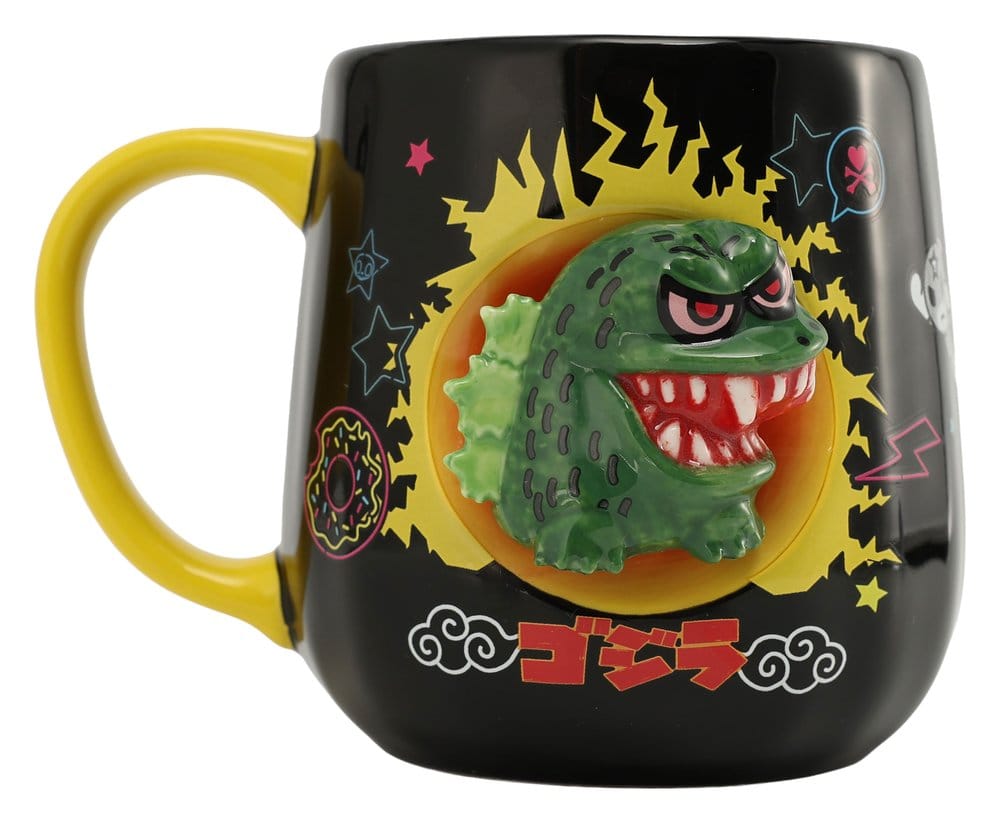 PRE ORDINE - Tokidoki x Godzilla Mug 2D Relief Figural
