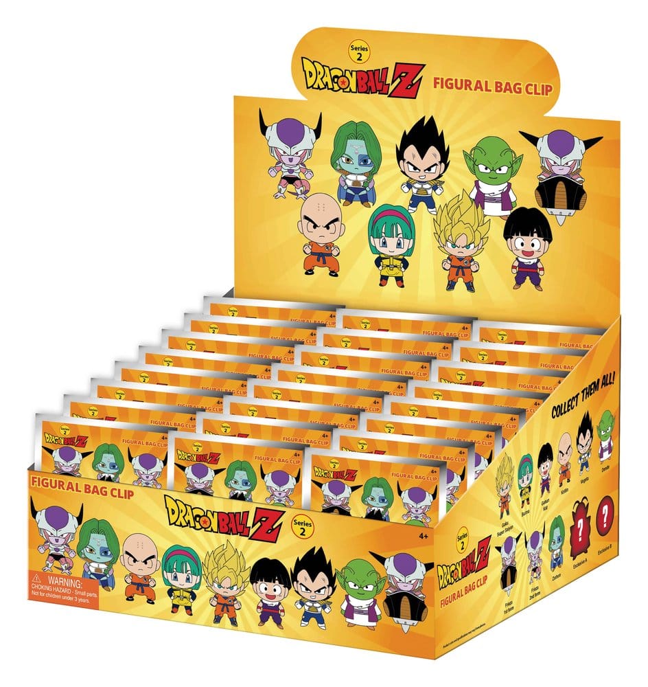 PRE ORDINE - Dragon Ball 3D PVC Bag Clips Series 2 Blind Bag Display (24)