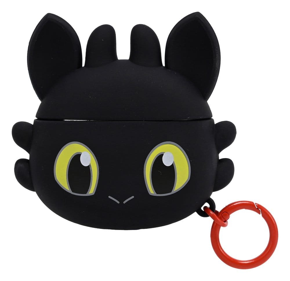 PRE ORDINE - How to Train Your Dragon 3D Foam Airpods Case Bag Clip Toothless Display (12)
