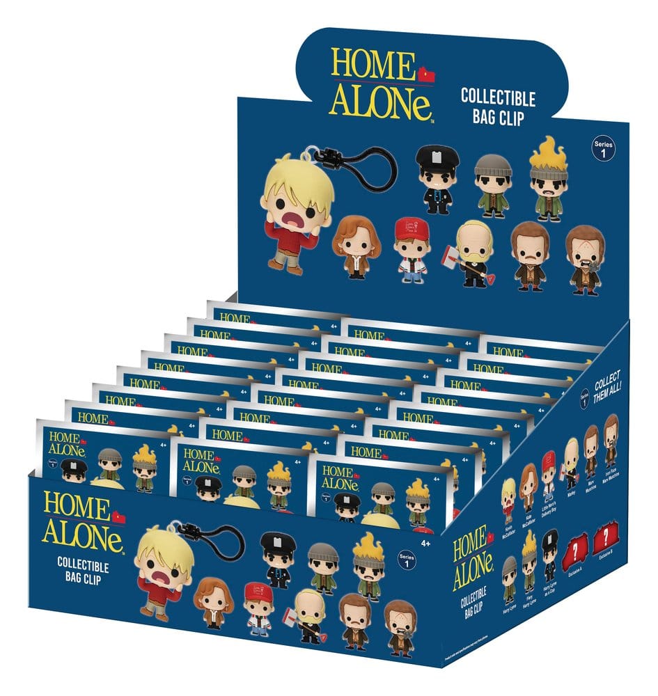PRE ORDINE - Home Alone 3D PVC Bag Clips Series 1 Blind Bag Display (24)