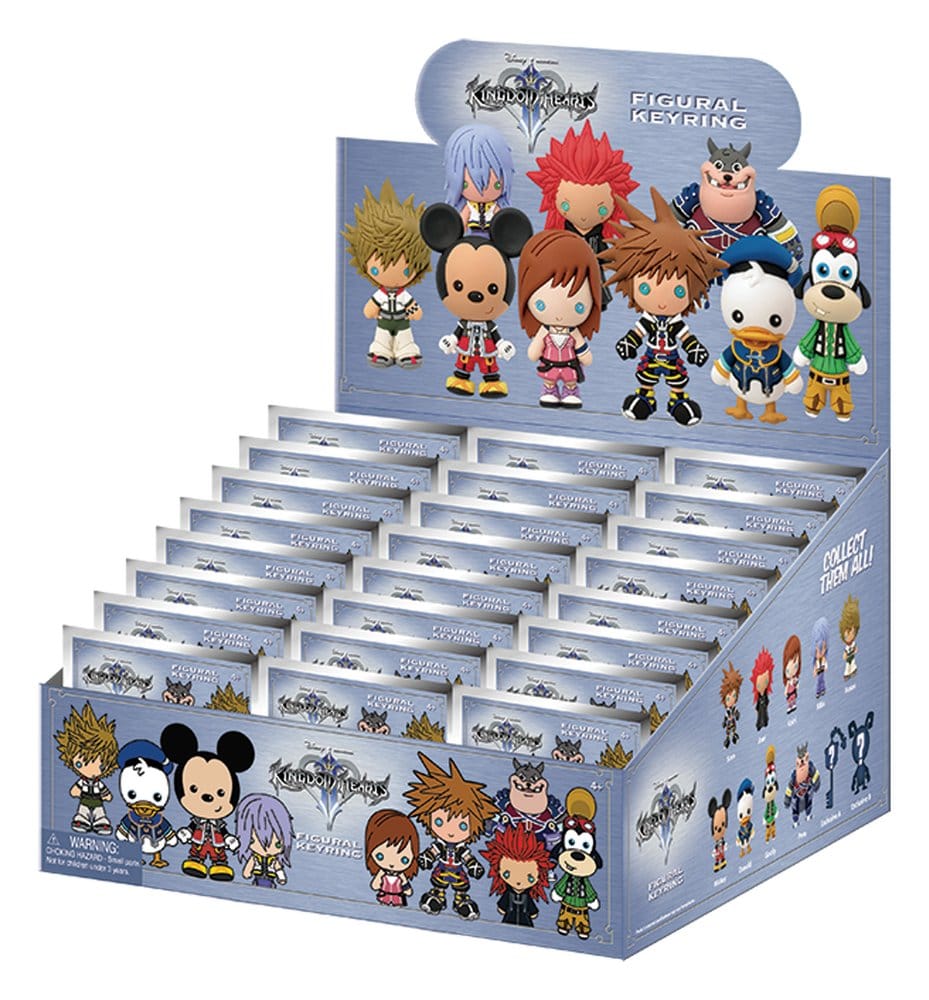PRE ORDINE - Kingdom Hearts 3D PVC Bag Clips Series 1 Blind Bag Display (24)