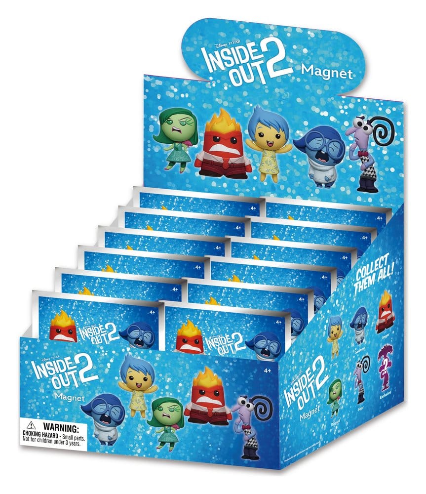 PRE ORDINE - Inside Out 2 Magnets blind pack Series 1 Display (12)