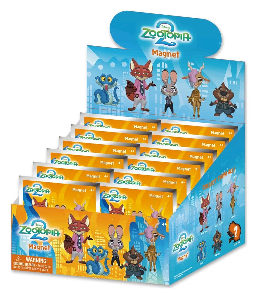 PRE ORDINE - Zootopia 2 Magnets blind pack Series 1 Display (12)