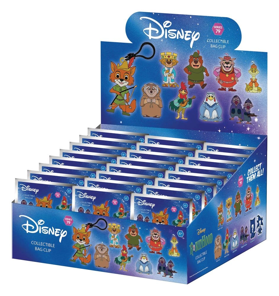 PRE ORDINE - Robin Hood 3D PVC Bag Clips Series 79 Blind Bag Display (24)