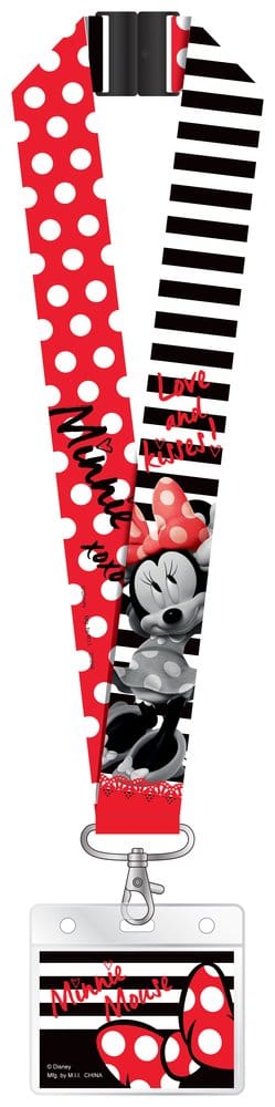 PRE ORDINE - Mickey Mouse Deluxe Lanyard with Card Holder Minnie