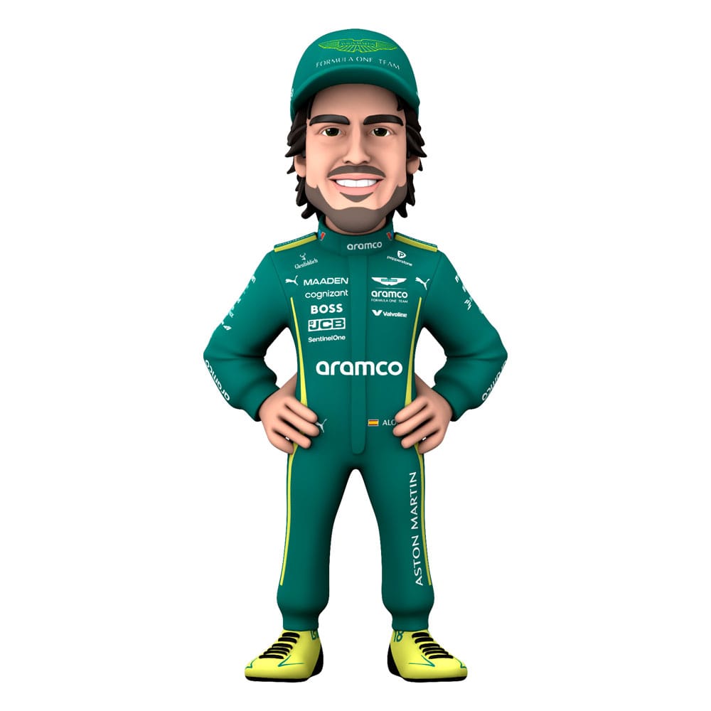 PRE ORDINE - Formula 1 Minix Figure Fernando Alonso (Aston Martin) 12 cm