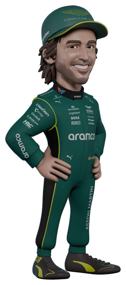 PRE ORDINE - Formula 1 Minix Figure Fernando Alonso (Aston Martin) 12 cm