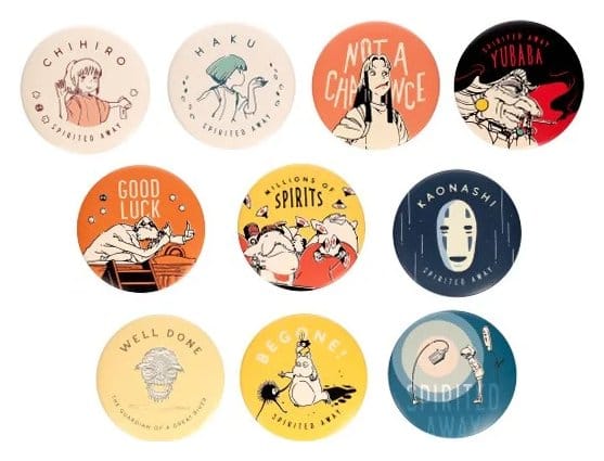 PRE ORDINE - Spirited Away Pins Chihiro Anniversary 6 cm Blind Box Assortment (10)