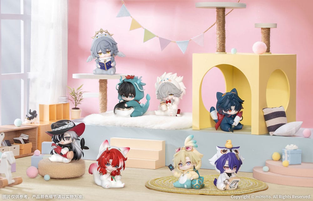 PRE ORDINE - Honkai: Star Rail Mini Figures Boys' Dorm Series Chibi (8)