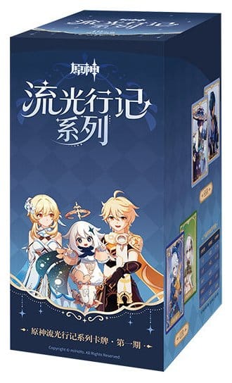 PRE ORDINE - Genshin Impact Trading Card Game Journey of Light Blind Box Display (18) *Chinese Version*