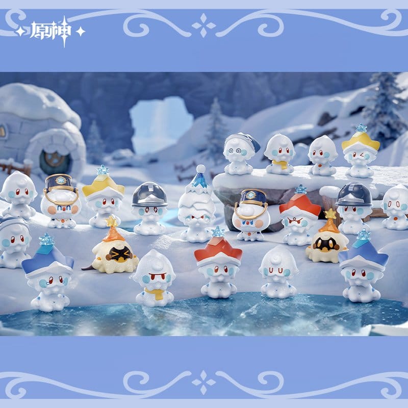 PRE ORDINE - Genshin Impact PVC Mini Figures "Jack Frosts of Snezhnaya" Series 4-6 cm Blind Box Display (20)