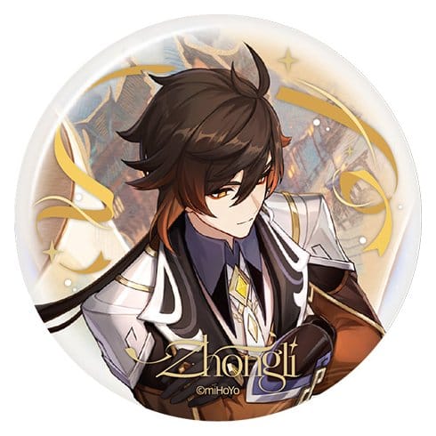 PRE ORDINE - Genshin Impact Anniversary Celebration Series Pin Badge Zhongli 6th Anniversary 7 cm