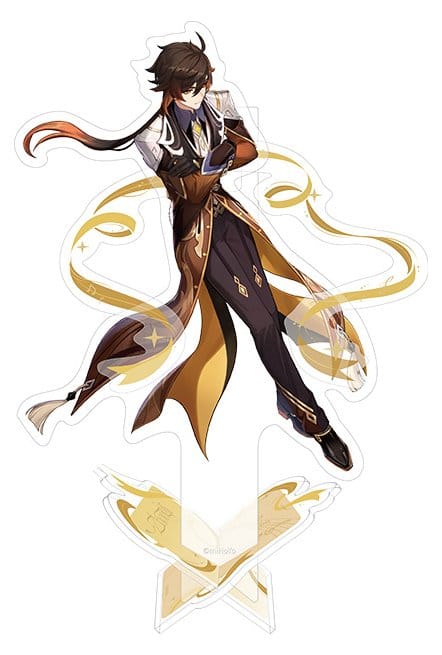 PRE ORDINE - Genshin Impact Anniversary Celebration Series Acrylic Standee Zhongli 6th Anniversary 11 cm