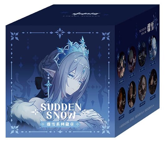 PRE ORDINE - Genshin Impact Sudden Snow Series Pin Badges 6 cm Blind Box Display (6)