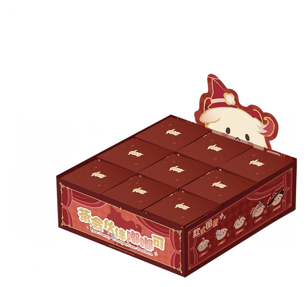 PRE ORDINE - Genshin Impact Plush Figures Tea Party Companion Dodoco Blind Box 17-20 cm Display (9)