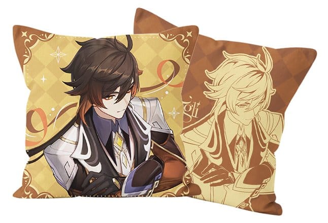 PRE ORDINE - Genshin Impact Anniversary Celebration Series Pillow Case Zhongli 6th Anniversary 45 x 45 cm