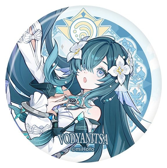 PRE ORDINE - Genshin Impact Snezhnaya Themed Series Pin Badge Vodyanitsa 8 cm