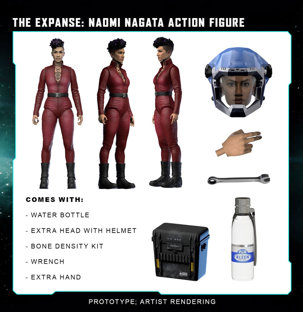 PRE ORDINE - The Expanse Action Figure Naomi Nagata 20 cm