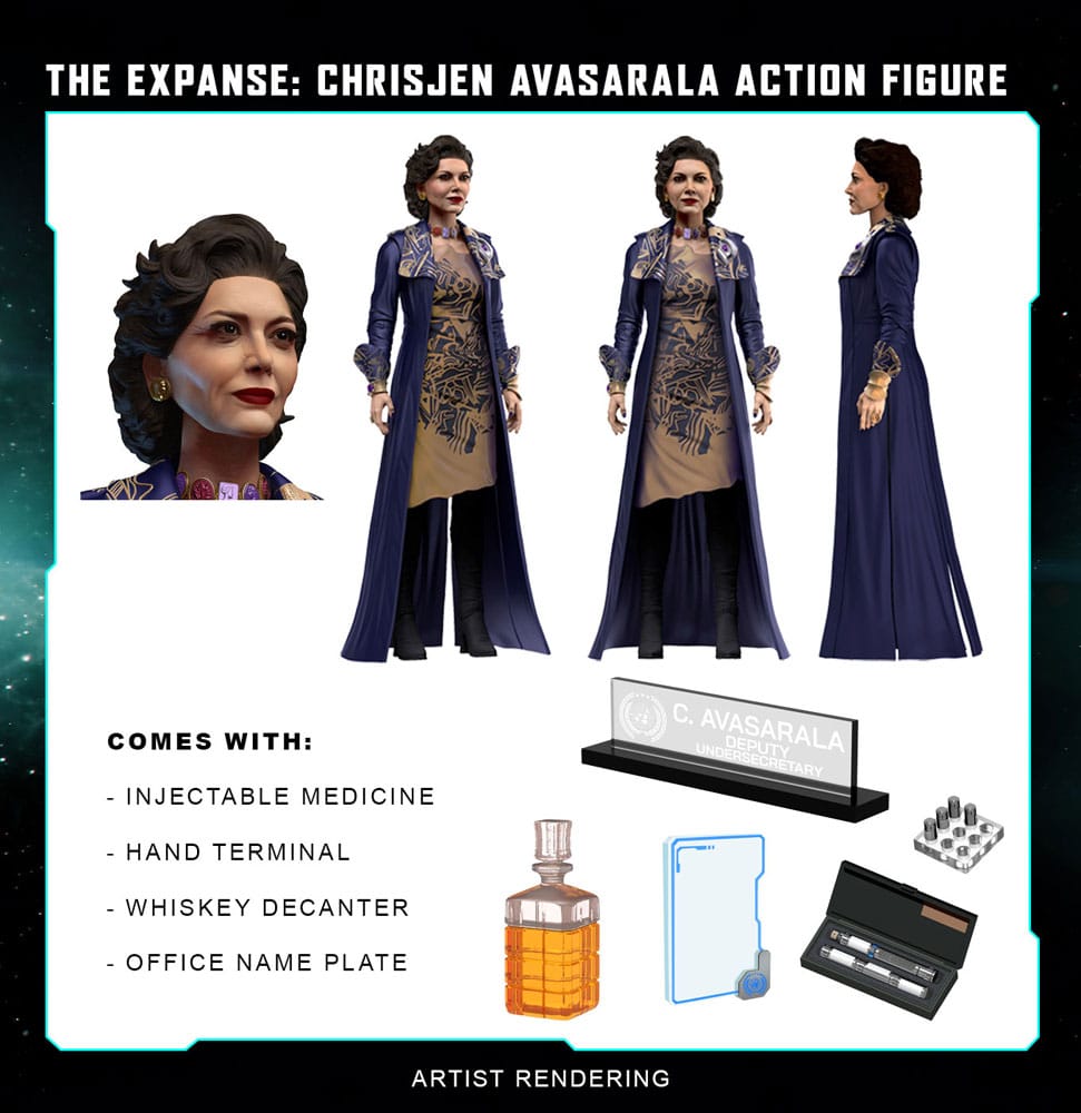 PRE ORDINE - The Expanse Action Figure Chrisjen Avasarala 20 cm