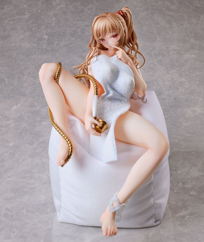 PRE ORDINE - Original Character PVC Figure Girl in the Bath [Cushion Ver.] Illustration by Ponzu 26 cm