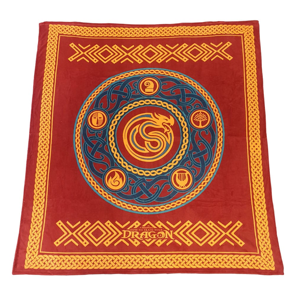 PRE ORDINE - How to Train your Dragon Cozy Blanket Portal Ornament 180 x 200 cm