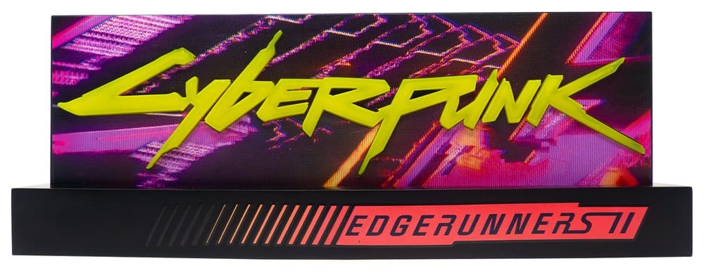PRE ORDINE - Cyberpunk: Edgerunners Logo Light Edgerunner 2 8 cm