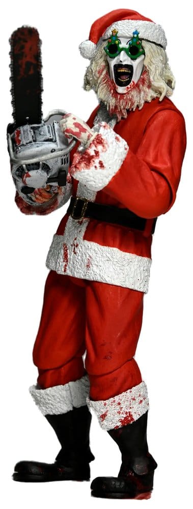 PRE ORDINE - Terrifier 3 Action Figure Ultimate Santa Suit Art the Clown (Bloody Version) 18 cm