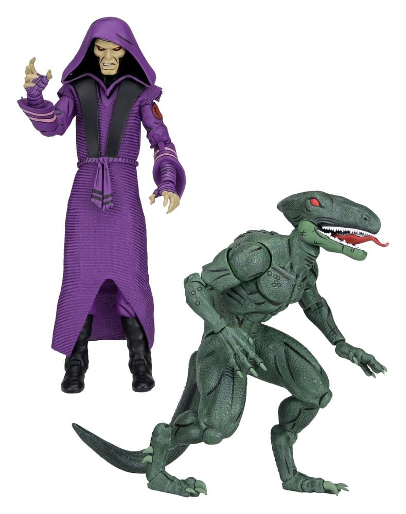 PRE ORDINE - Teenage Mutant Ninja Turtles (Mirage Comics) Action Figure 2-Pack Daimyo Orkai & Raptor 18 cm