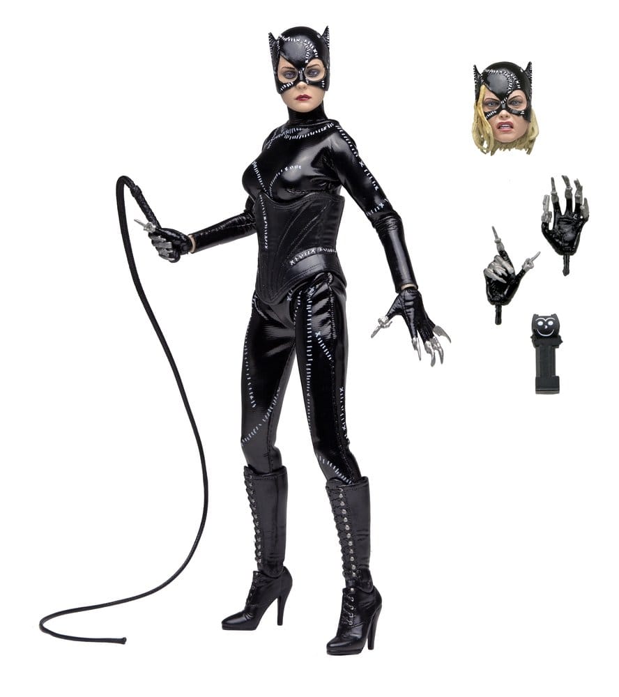 PRE ORDINE NECA - BATMAN - Batman Catwoman Pinguin Action figure SET di 3