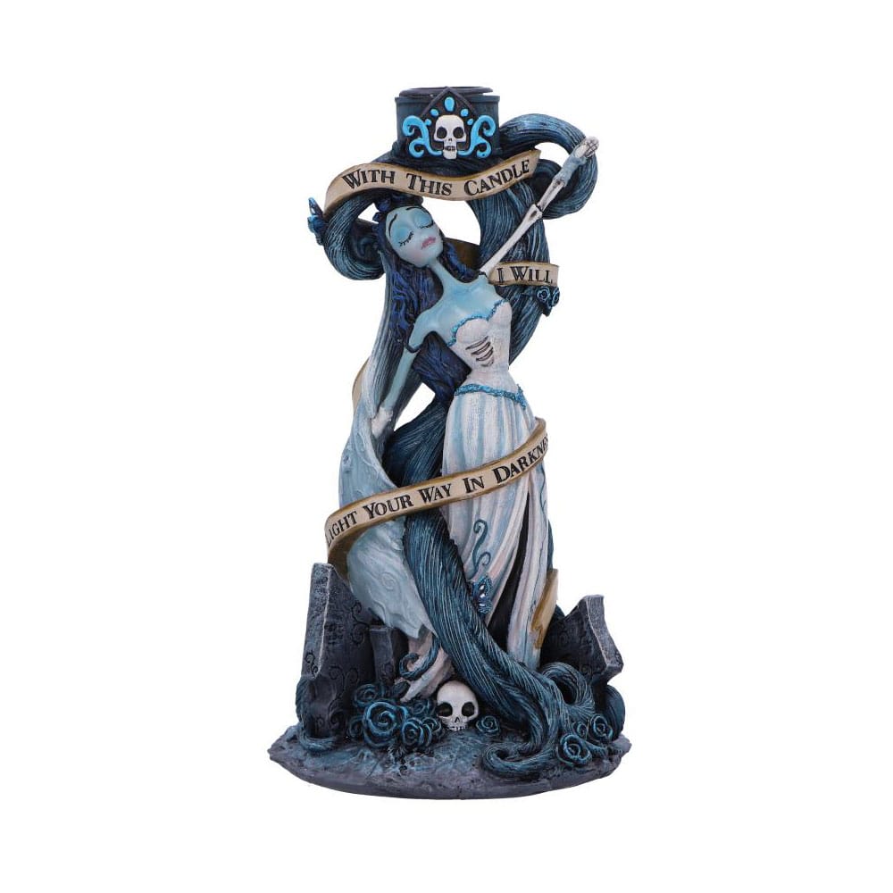 PRE ORDINE - Corpse Bride Candle Holder With This Candle Vow 19 cm