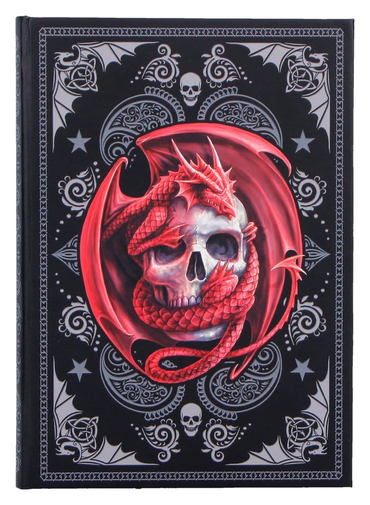 PRE ORDINE - Anne Stokes Journal Skull Embrace A5 18 cm