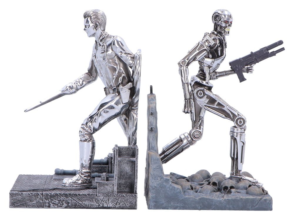 PRE ORDINE - Terminator 2 Bookends T-1000 vs T-800 19 cm