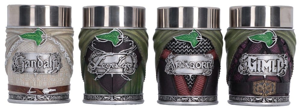 PRE ORDINE - Lord of the Rings Mini Cup Set The Fellowship 4 cm