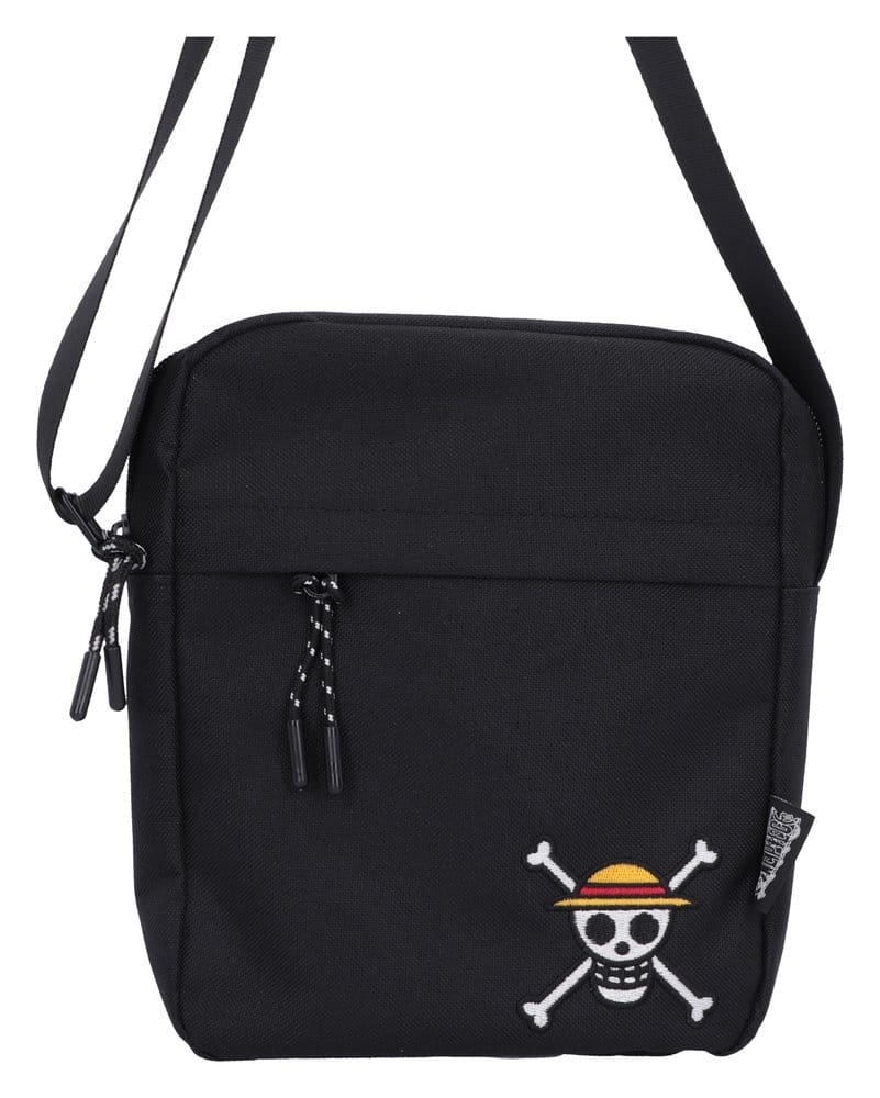 PRE ORDINE - One Piece Crossbody Bag Luffy Jolly Roger (Black) 23 cm