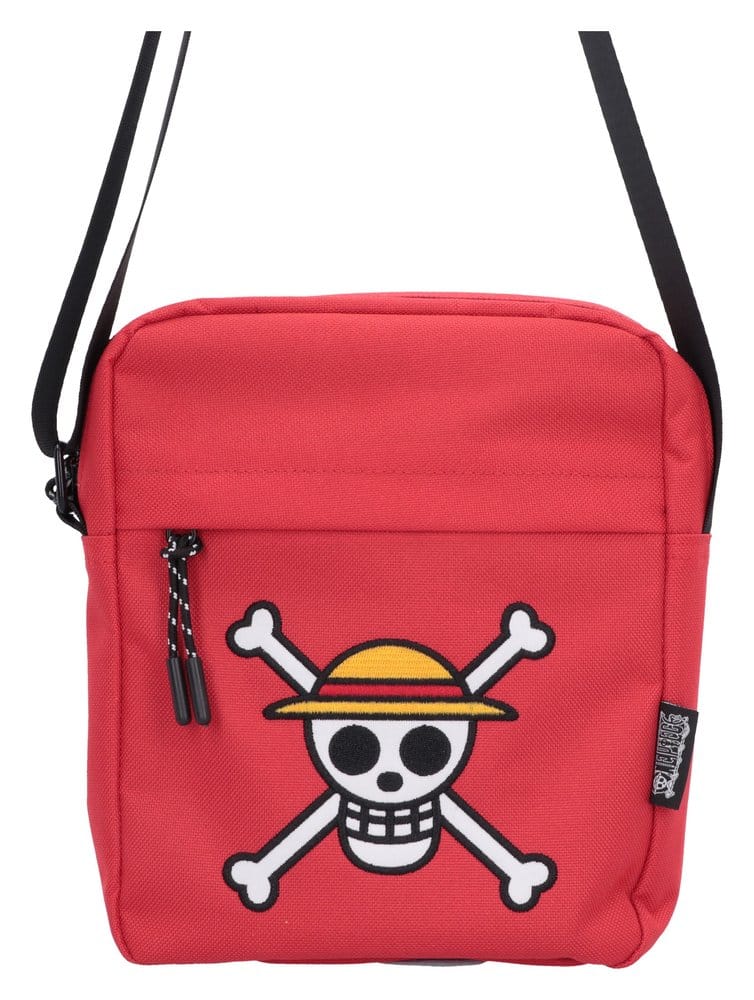PRE ORDINE - One Piece Crossbody Bag Luffy Jolly Roger (Red) 23 cm