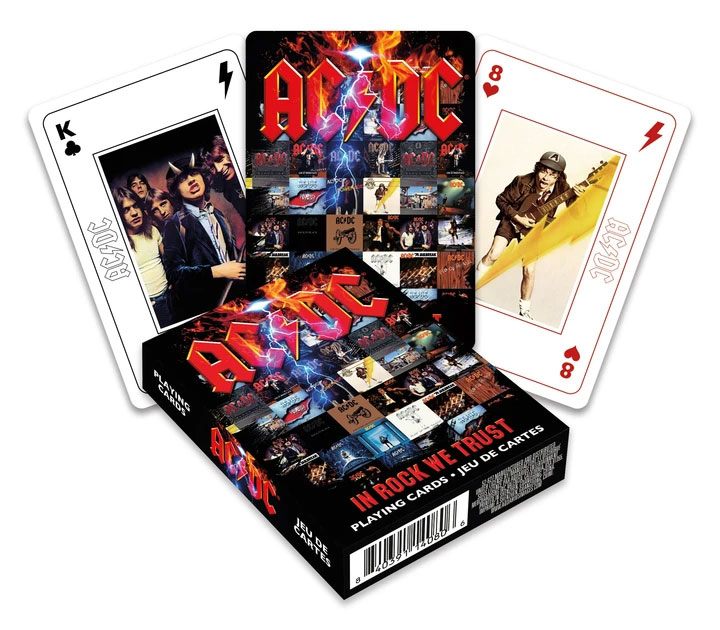 PRE ORDINE - AC/DC Playing Cards In Rock We Trust