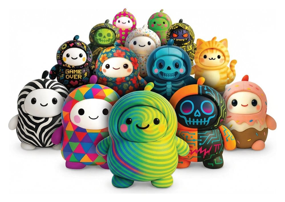 PRE ORDINE - LamaTama Electronic Collectible Figures 6 cm Series 2 heo Exclusive Blind Box Display (26)