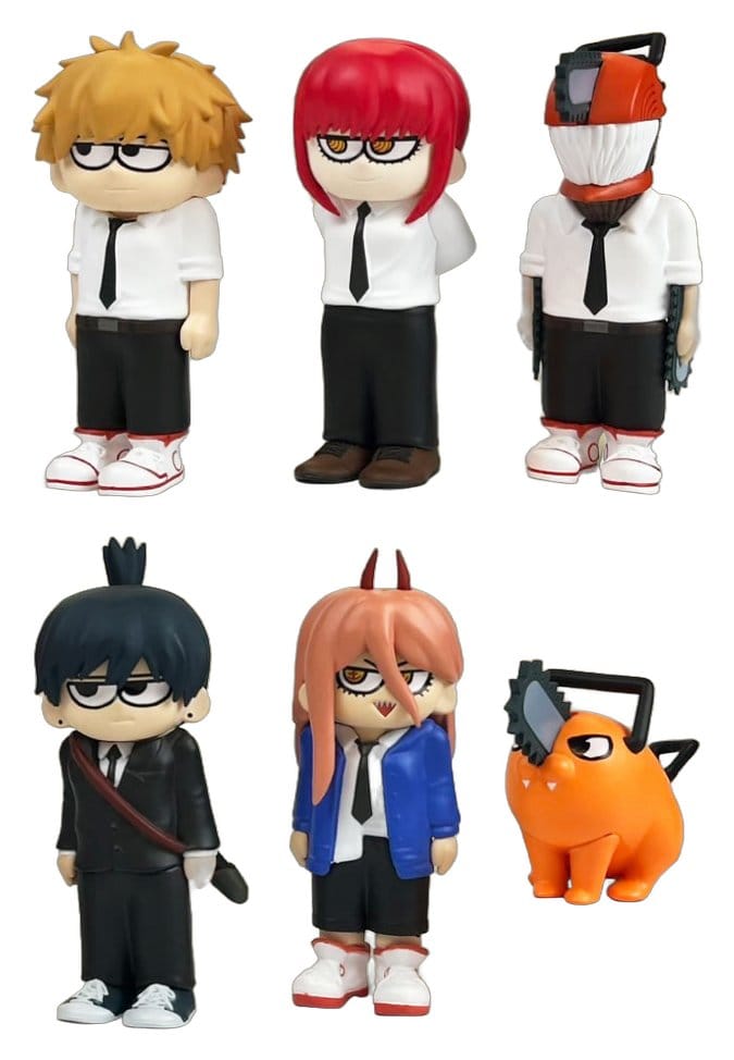 PRE ORDINE - Chainsaw Man JIRORI Mini Figures 9 cm Vol. 1 Blind Box Display (6)