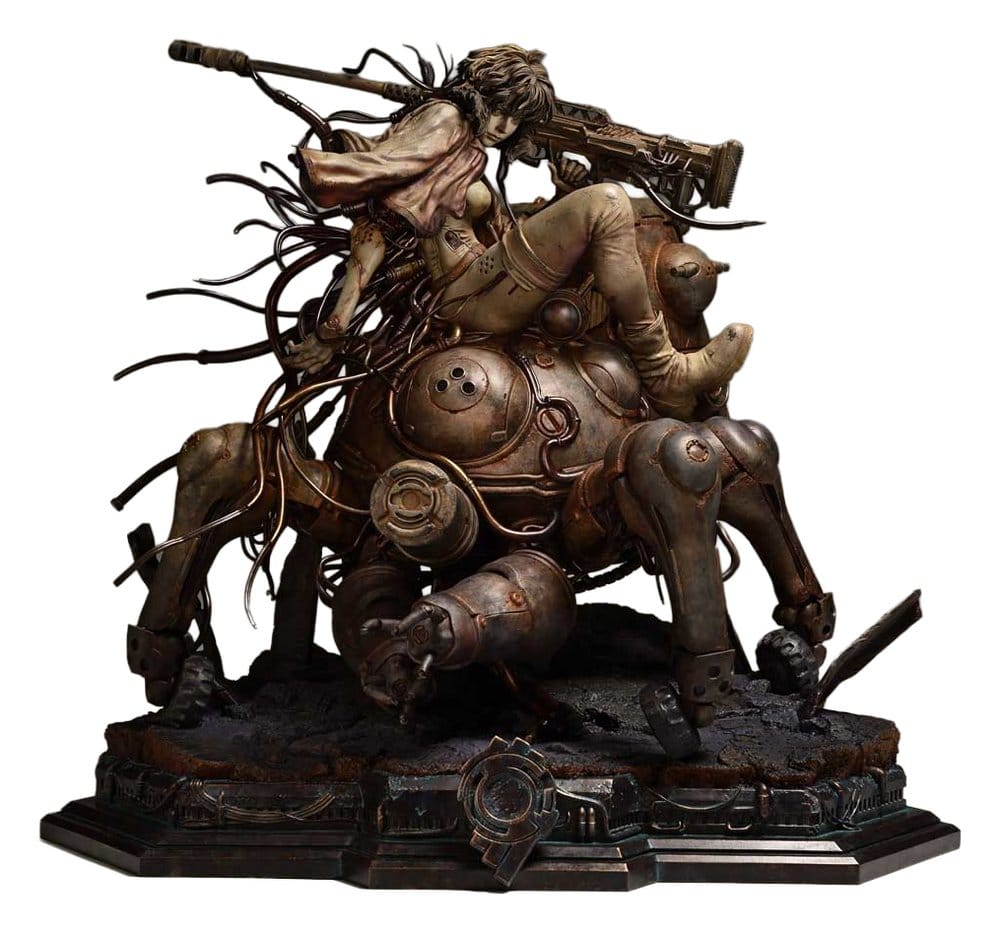 PRE ORDINE - Ghost in the Shell Stand Alone Complex The Legend of Beauty and the Beast Statue 1/4 Motoko Kusanagi & Tachikoma Art by Entei Ryu Bonus Version 53 cm