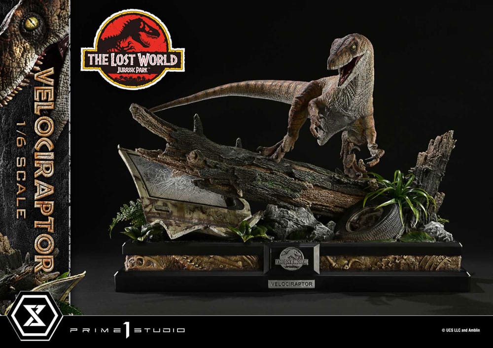 PRE ORDINE - Jurassic Park II Legacy Museum Collection Statue 1/6 Velociraptor Bonus Version 41 cm