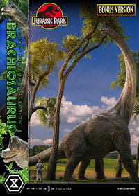 PRE ORDINE - PRIME 1 STUDIO Jurassic Park (Film) Legacy Museum Collection Statue 1/15 Brachiosaurus Bonus Version 128 cm