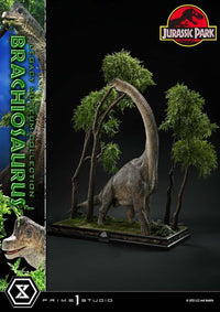 PRE ORDINE - PRIME 1 STUDIO Jurassic Park (Film) Legacy Museum Collection Statue 1/15 Brachiosaurus Bonus Version 128 cm
